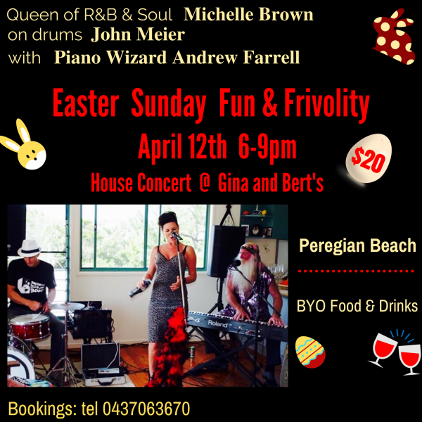 Easter Sunday 12th April ..house Party