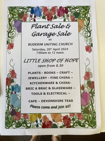 Plant Sale & Garage Sale