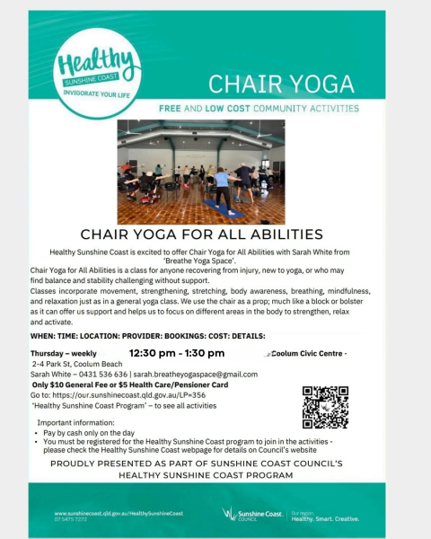 Coolum Chair Yoga For All