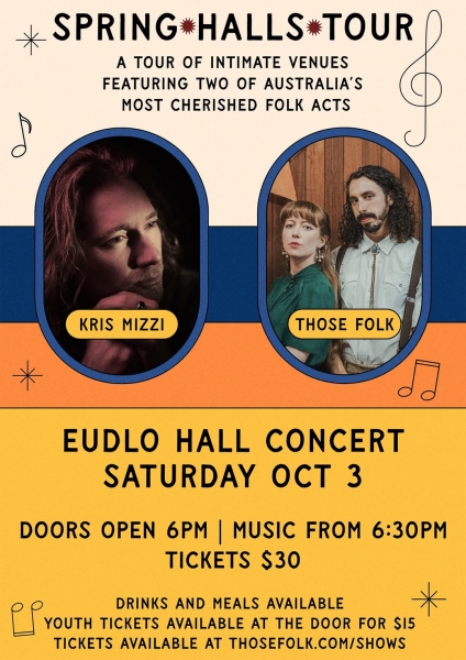 Those Folk With Kris Mizzi At Eudlo Hall