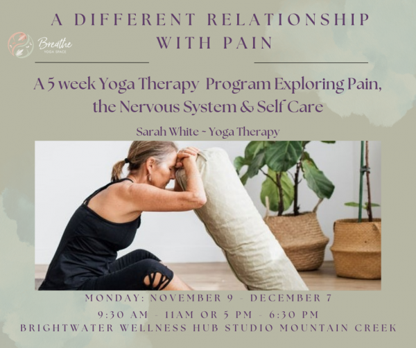 A Different Relationship With Pain.
